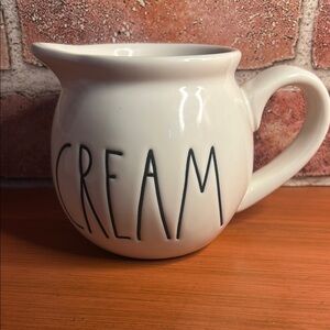 Rae Dunn CREAM Creamer Cup